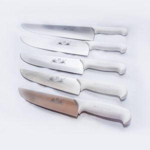 Cuchillos DAKAR 14" a 8" blancos